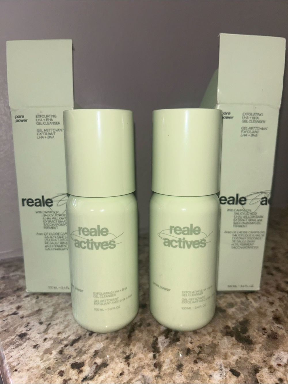 2x Reale Actives Gel Cleanser